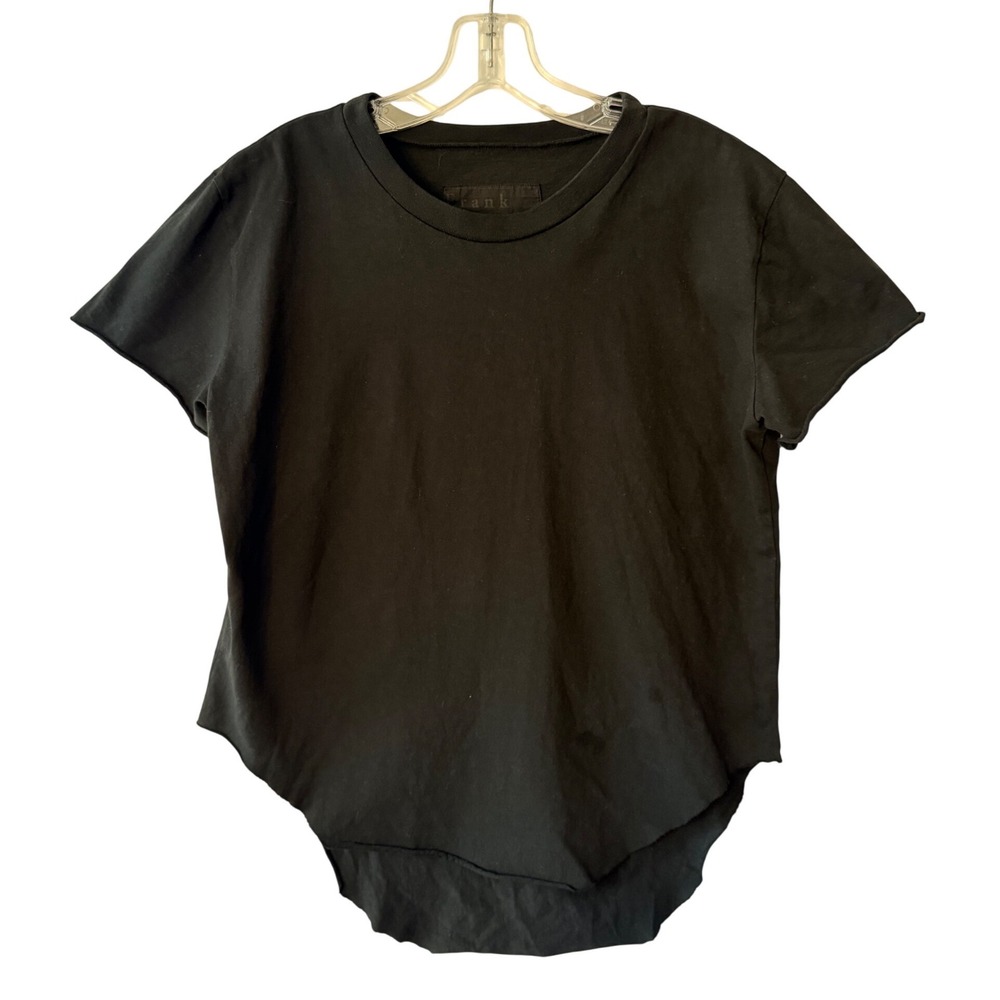 NWOT FRANK & EILEEN Black THEO Classic Popover Jersey Tee MEDIUM $168